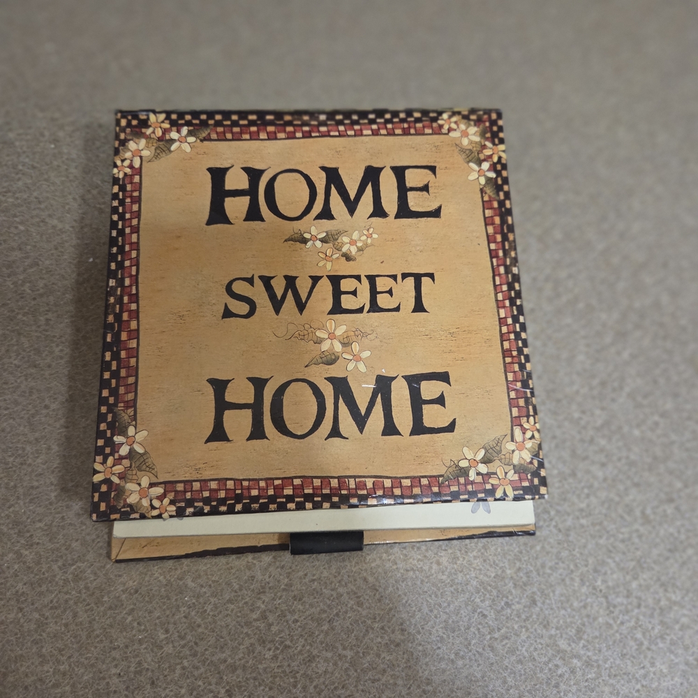 SOLD Home Sweet Home Decorative Plaque
